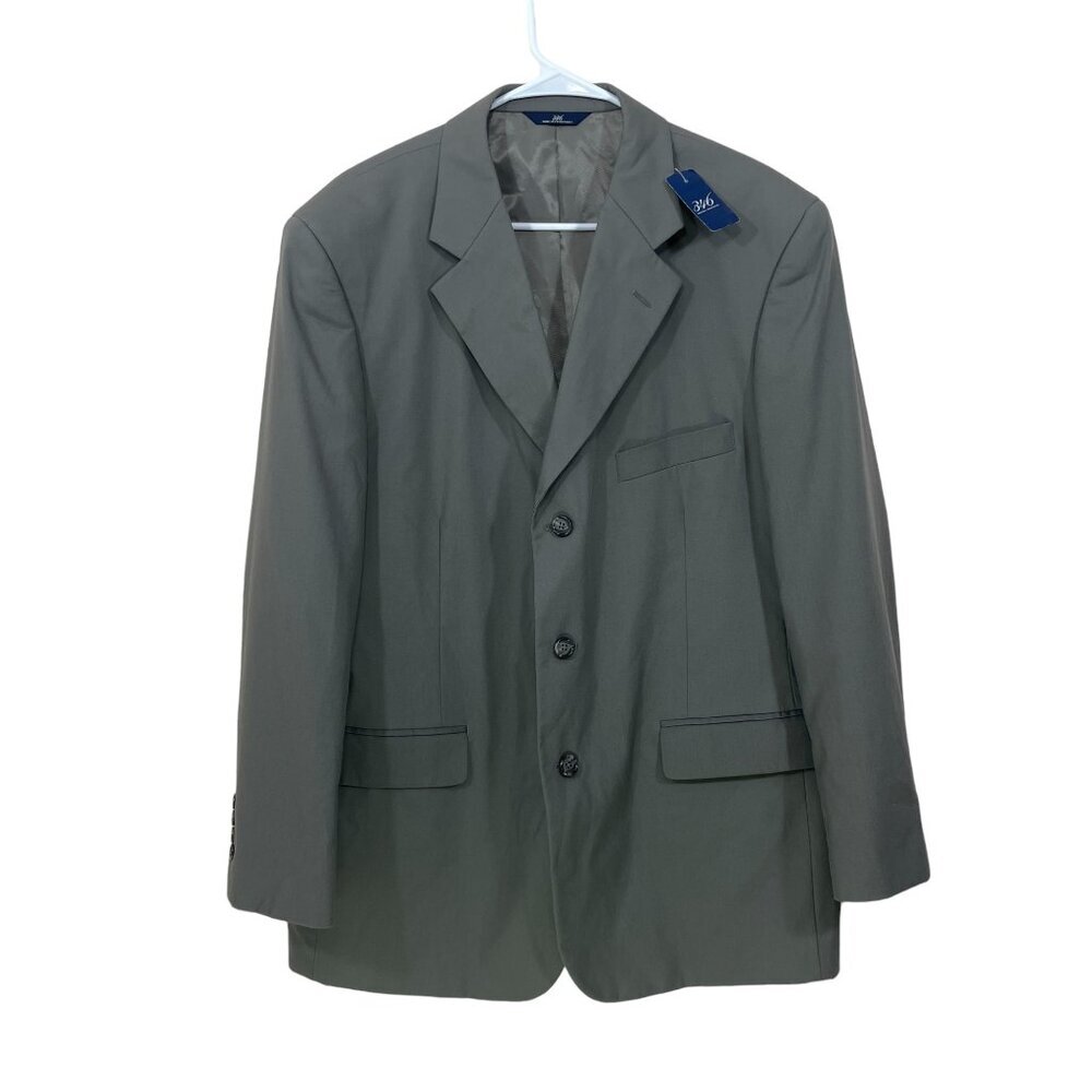 NEW 346 Brooks Brothers Stretch 44R Cotton 3 Button Tan Suit Blazer $229 NWT